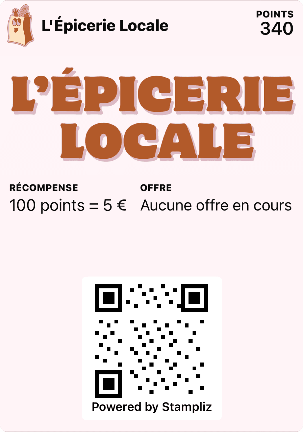 L'Épicerie Locale — Points 340