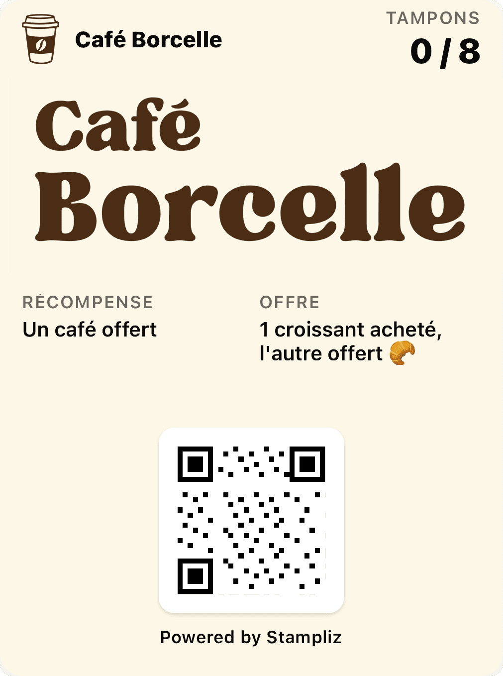 Café Borcelle — Stamps 0 / 8